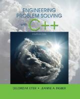 Engineering problem solving with C++ [Fourth ed.]
 9780134444291, 0134444299