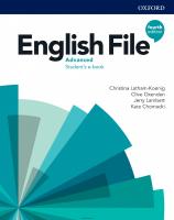 English File Advanced. Student's Book [Fourth ed.]
 9780194038270