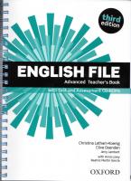 English File Advanced. Teacher's Book [Third ed.]
 0194502066, 9780194502061