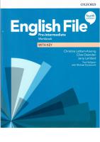 English File Pre-Intermediate. Workbook with Key [Fourth ed.]
 0194037681, 9780194037686