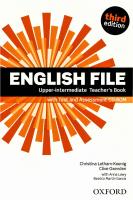 English File Upper-Intermediate. Teacher's Guide [Third ed.]
 9780194558549