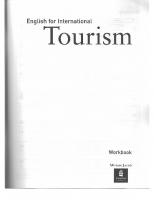 English for International Tourism: Upper Intermediate. Workbook