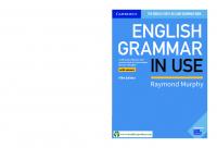 English grammar in use [1, 5 ed.]
 9781108457651, 9781108586627, 9781108457682, 9781108457712, 9781108457736