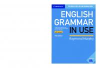 English grammar in use book without answers : a self-study reference and practice book for intermediate students of English [Fifth ed.]
 9781108457682, 1108457681