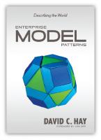 Enterprise Model Patterns: Describing the World (UML Version) [1 ed.]
 1935504053, 9781935504054