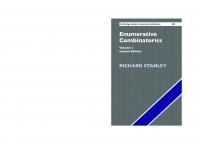 Enumerative Combinatorics [2, Second ed.]
 9781009262491, 9781009262538, 9781009262484