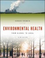 Environmental Health: From Global to Local (Public Health/Environmental Health) [3 ed.]
 1118984765, 9781118984765