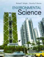 Environmental Science: Toward A Sustainable Future [13 ed.]
 0134011279, 9780134011271