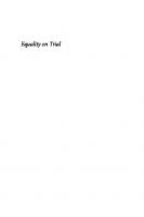 Equality on Trial: Gender and Rights in the Modern American Workplace
 9780812292831
