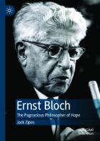 Ernst Bloch: The Pugnacious Philosopher of Hope
 3030211738,  9783030211738