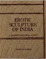 Erotic Sculpture of India: A Socio-cultural Study