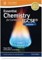 Essential Chemistry for Cambridge IGCSE® [2 ed.]
 0198355203, 9780198355205