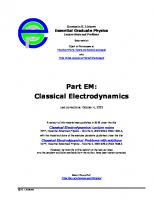 Essential Graduate Physics - Classical Electrodynamics [2]
 9780750314053, 9780750314084