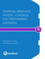 Essential Graduate Physics - Classical Electrodynamics [2]