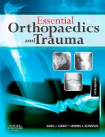 Essential Orthopaedics and Trauma [5th Edition]
 9780702056031,  9780702042096