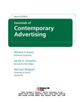 Essentials of Contemporary Advertising [2 ed.]
 0073380970, 9780073380971
