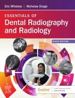 Essentials of Dental Radiography and Radiology [6 ed.]
 9780702076886