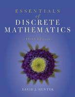 Essentials of discrete mathematics [Third edition]
 9781284056242, 1284056244