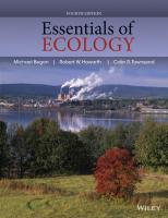 Essentials of Ecology [Fourth ed.]
 9780470909133