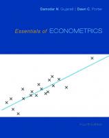 Essentials of Econometrics (IRWIN ECONOMICS) [4 ed.]
 0073375845, 9780073375847