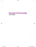Essentials Of Gynaecology [2 ed.]
 9789351296980