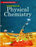 Essentials of Physical Chemistry [24 ed.]
 812190546X, 9788121905466
