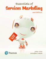 Essentials of Services Marketing: Wirtz Essentials of Services Marketing, Global Edition 3 [3rd edition]
 1292089954, 9781292089959, 9781292090061, 1292090065