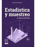 Estadística y muestreo [14a. ed.]
 9789587717433, 9587717430, 9789587717440, 9587717449