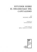 Estudios Sobre El Desarrollo Del Capitalismo (1946)