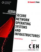 Ethical hacking and countermeasures. Book 4 of 4, Secure network operating systems and infrastructures [2nd edition]
 9781305883468, 1305883462