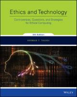 Ethics and Technology
 9781118975558