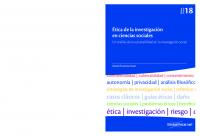 Etica De La Investigacion En Ciencias Sociales