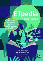 ETpedia Teacher Training: 500 ideas for teacher training in English language teaching
 9781913414160, 9781913414184, 9781913414177, 9781913414191