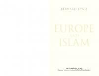 Europe and Islam
 0844771988, 9780844771984