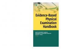 Evidence-Based Physical Examination Handbook [1 ed.]
 9780826164650, 9780826164667, 2020055312, 2020055313, 082616465X