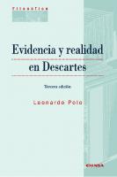 Evidencia y realidad en Descartes (3a. ed.)