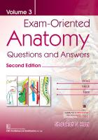 Exam-Oriented Anatomy, Volume 3: Questions and Answers [2 ed.]
 9390046122, 9789390046126
