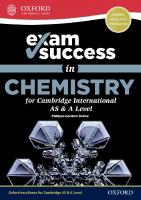 Exam Success in Chemistry for Cambridge AS & A Level
 0198409931, 9780198409939
