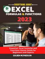 EXCEL  FORMULAS & FUNCTIONS 2023
 2345000000