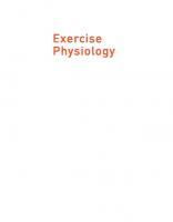 Exercise Physiology: Theory and Application to Fitness and Performance [7 ed.]
 0073376477, 9780073376479