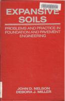 Expansive soils : Problems and practice in foundation and pavement engineering
 9780471511861, 0471511862