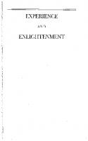 Experience and Enlightenment: Socialization for Cultural Change in Eighteenth-Century Scotland
 0852244835, 9780226092386