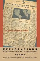 Explorations 2: Studies in Culture and Communication
 9781620324288, 1620324288