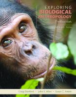 Exploring Biological Anthropology: The Essentials (4th Edition) [4 ed.]
 0134014014, 9780134014012