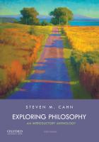 Exploring philosophy: an introductory anthology [6th ed]
 9780190674335, 0190674334