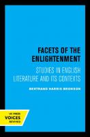 Facets of the Enlightenment: Studies in English Literature and Its Contexts [Reprint 2019 ed.]
 9780520330535