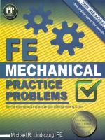 FE Mechanical Practice Problems: For the Mechanical Fundamentals of Engineering Exam [Edition number 1., 3rd printing]
 1591264421, 9781591264422