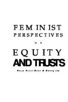 Feminist perspectives on equity and trusts
 9781859416068, 1859416063