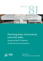 fib bulletin 81 - Punching shear of structural concrete slabs
 9782883941212