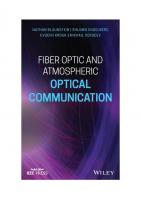 Fiber Optic and Atmospheric Optical Communication
 1119601991, 9781119601999